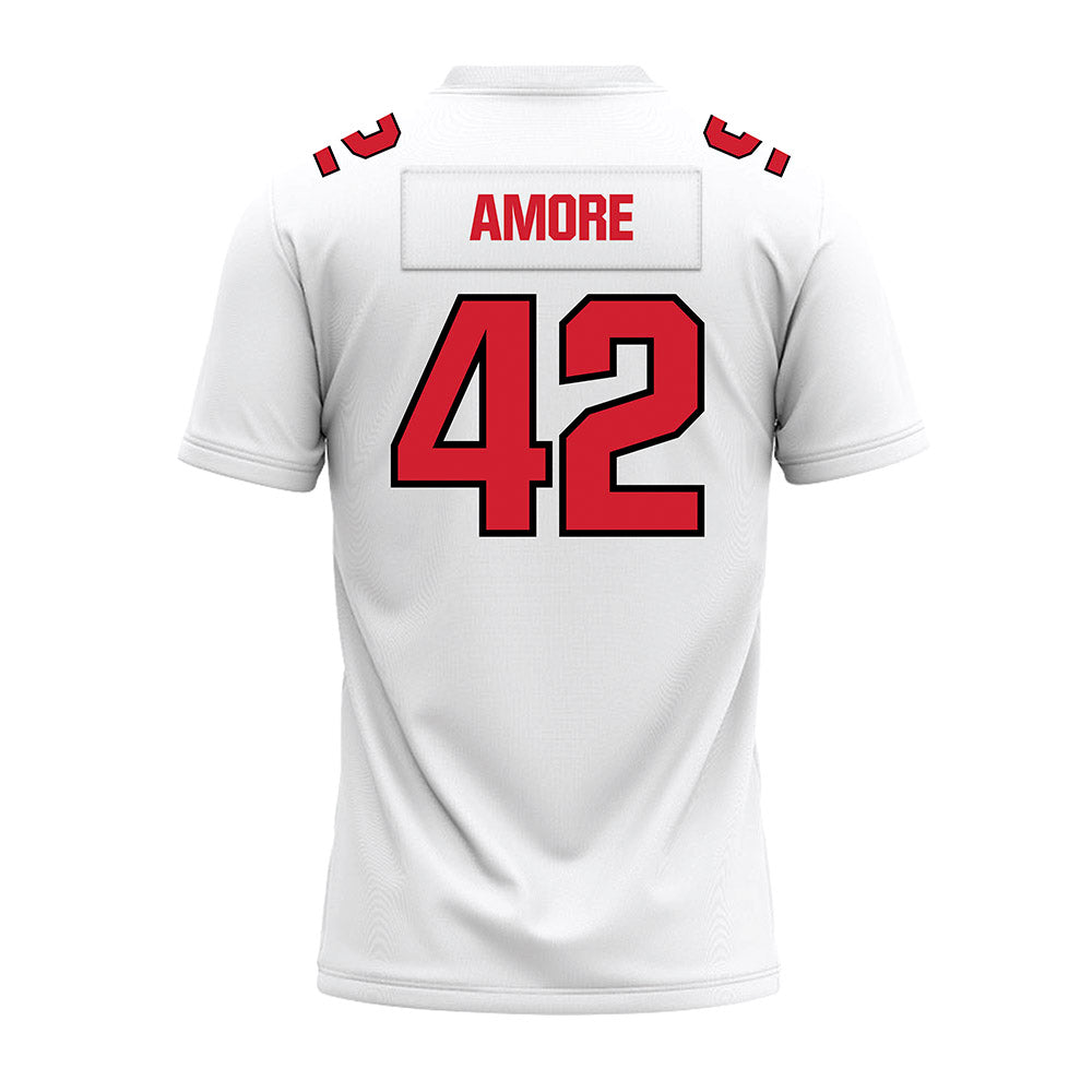 Youngstown State - NCAA Football : Lachlan Amore - White Premium Football Jersey-1