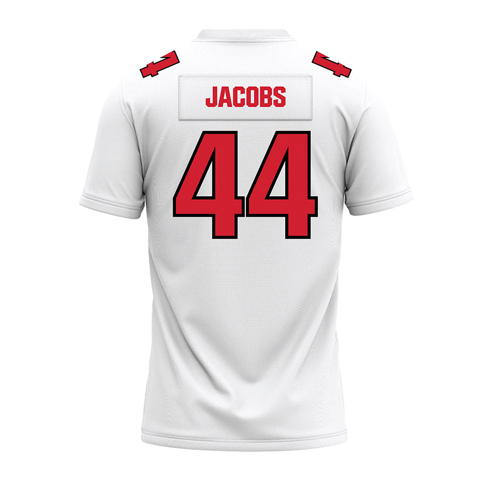 Youngstown State - NCAA Football : Parker Jacobs - White Premium Football Jersey-1