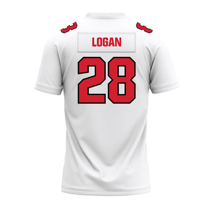 Youngstown State - NCAA Football : Marcus Logan - White Premium Football Jersey-1