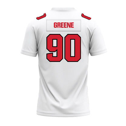 Youngstown State - NCAA Football : Conlan Greene - White Premium Football Jersey-1