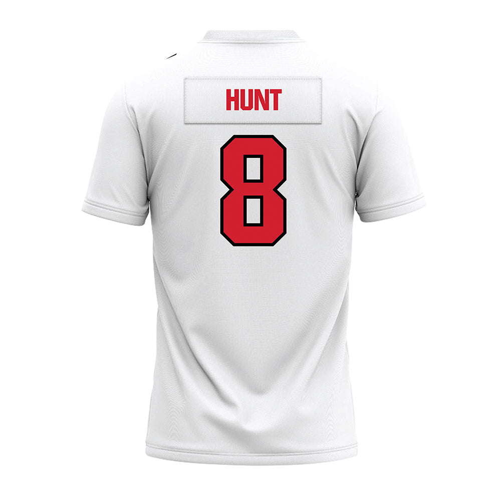 Youngstown State - NCAA Football : Bryan Hunt - White Premium Football Jersey-1