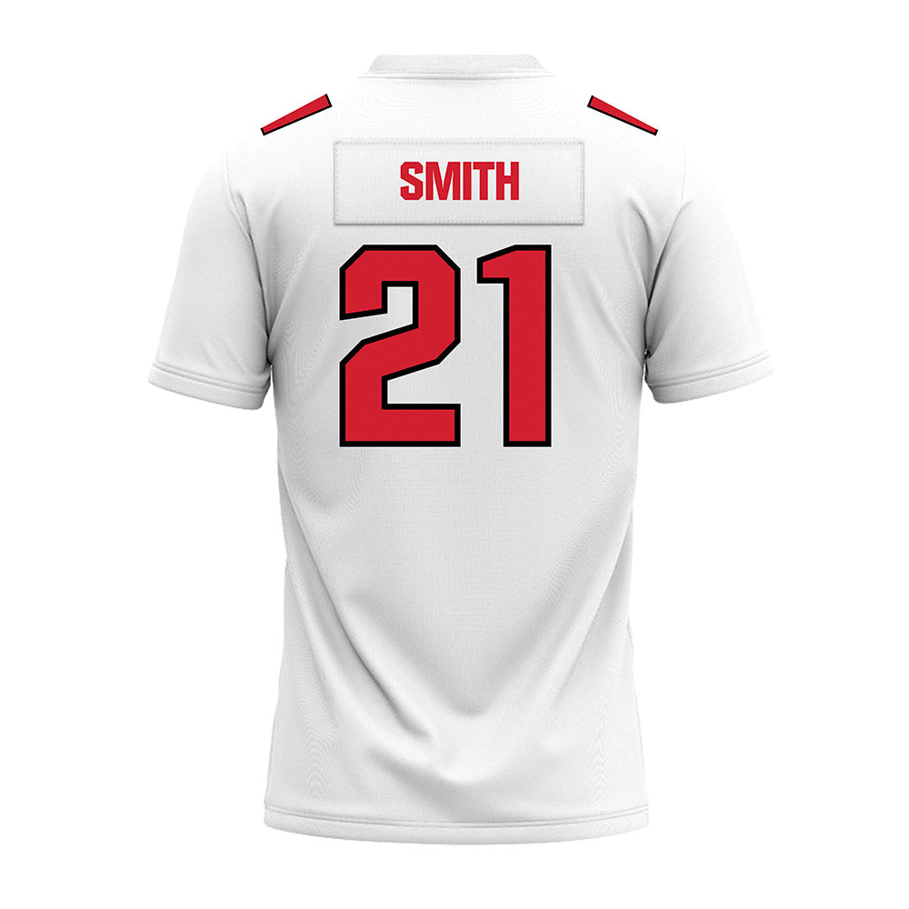 Youngstown State - NCAA Football : Connor Smith - White Premium Football Jersey-1