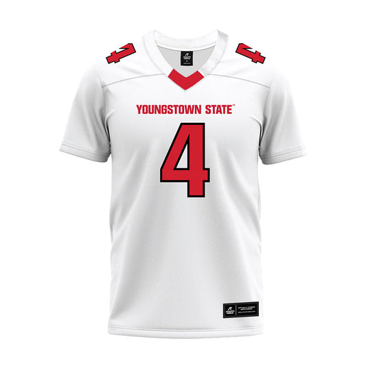 Youngstown State - NCAA Football : Weston Sturzinger - White Premium Football Jersey-0