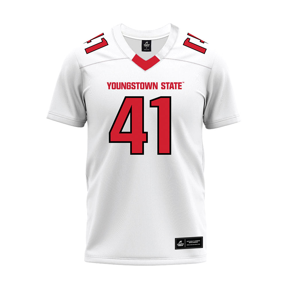 Youngstown State - NCAA Football : Tyris Davis - White Premium Football Jersey-0