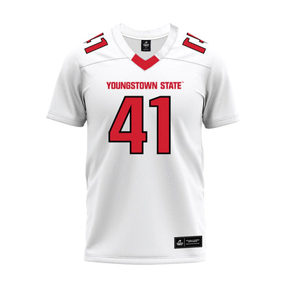 Youngstown State - NCAA Football : Tyris Davis - White Premium Football Jersey-0