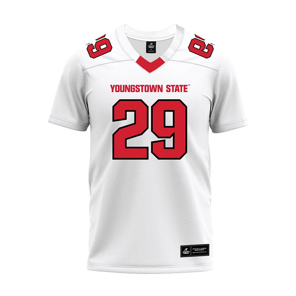 Youngstown State - NCAA Football : Jack Tarkowski - White Premium Football Jersey-0