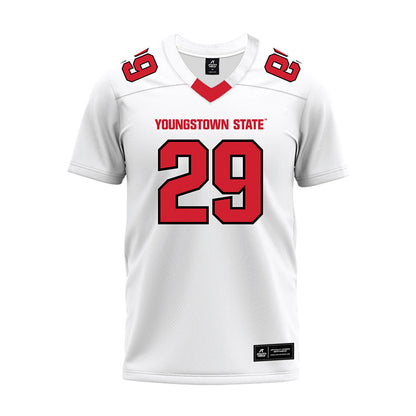 Youngstown State - NCAA Football : Jack Tarkowski - White Premium Football Jersey-0