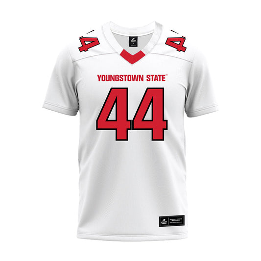 Youngstown State - NCAA Football : Parker Jacobs - White Premium Football Jersey-0