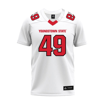 Youngstown State - NCAA Football : AJ Snyder - White Premium Football Jersey-0
