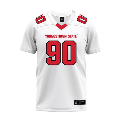 Youngstown State - NCAA Football : Conlan Greene - White Premium Football Jersey-0