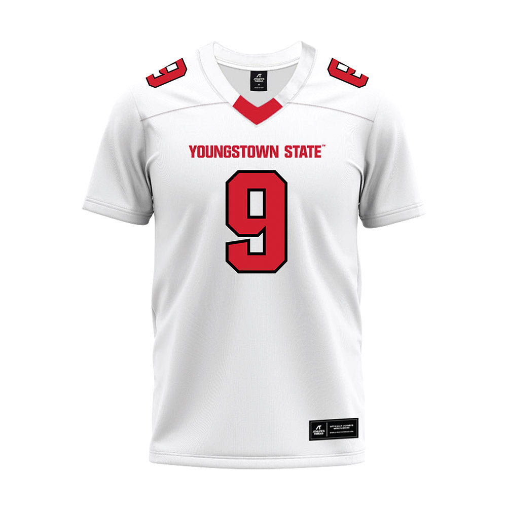 Youngstown State - NCAA Football : Jordan Pritchard-Sewell - White Premium Football Jersey-0