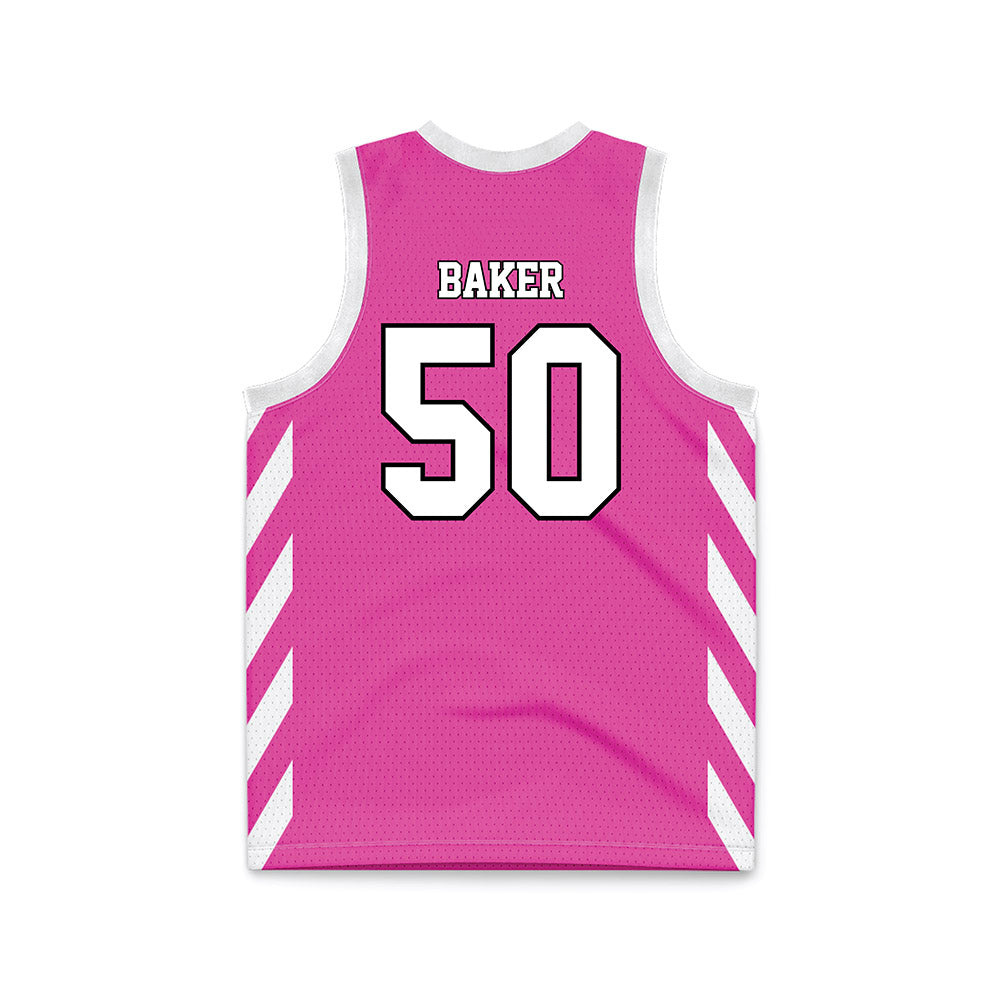 Youngstown State - NCAA Women's Basketball : Sarah Baker - Pink Basketball Jersey-1