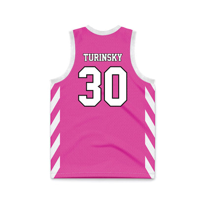 Youngstown State - NCAA Women's Basketball : Kaitlyn Turinsky - Pink Basketball Jersey-1