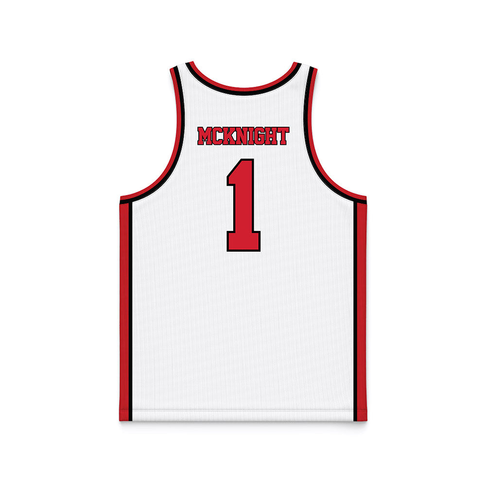 Youngstown State - NCAA Women's Basketball : Evelyn McKnight - White Basketball Jersey-1
