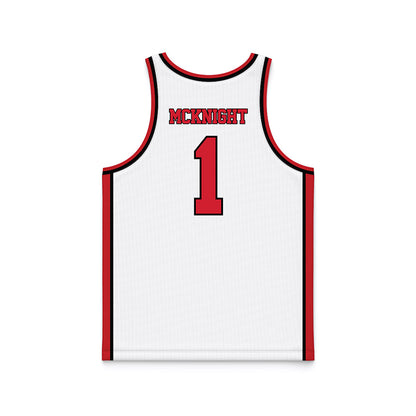 Youngstown State - NCAA Women's Basketball : Evelyn McKnight - White Basketball Jersey-1
