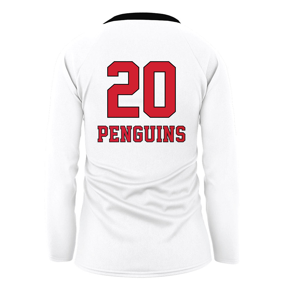 Youngstown State - NCAA Women's Volleyball : Hayden Rodriguez - White Volleyball Jersey-1