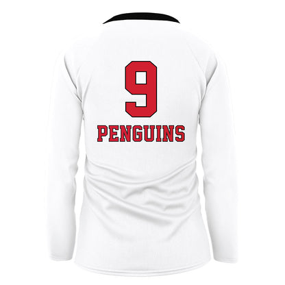 Youngstown State - NCAA Women's Volleyball : Journey Nicola - White Volleyball Jersey-1