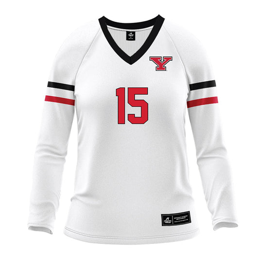 Youngstown State - NCAA Women's Volleyball : Ava Stratton - White Volleyball Jersey-0