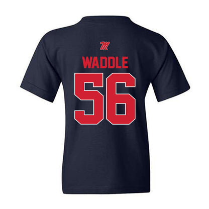 Ole Miss - NCAA Football : Mason Waddle - Youth T-Shirt-1