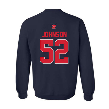 Ole Miss - NCAA Football : Cooper Johnson - Classic Shersey Crewneck Sweatshirt-1