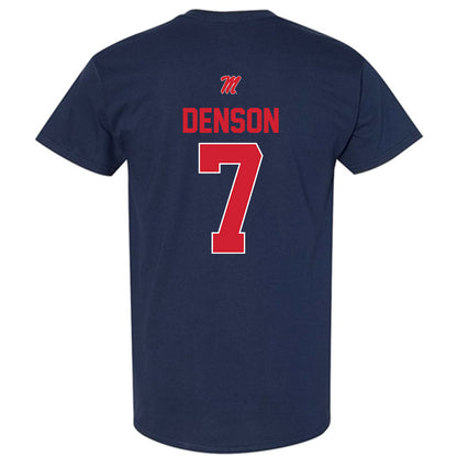 Ole Miss - NCAA Football : Sharif Denson - Classic Shersey T-Shirt-1