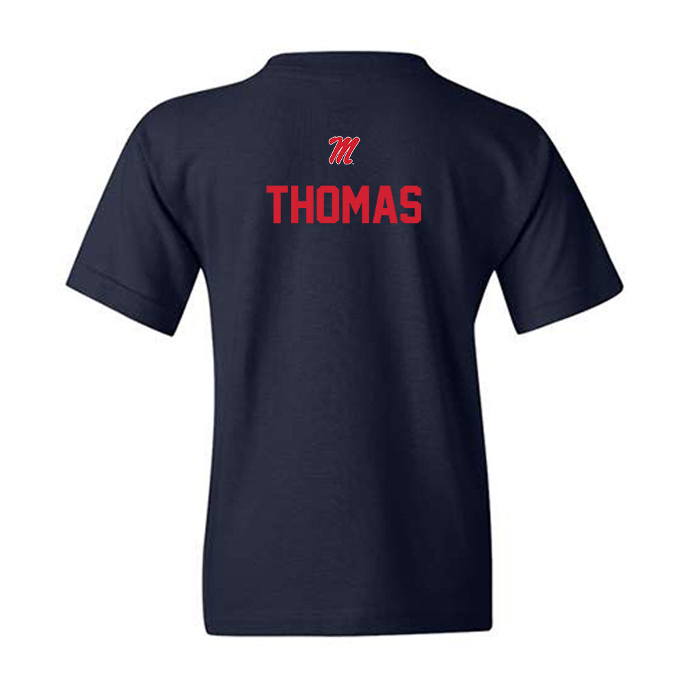 Ole Miss - NCAA Football : Case Thomas - Classic Shersey Youth T-Shirt-1