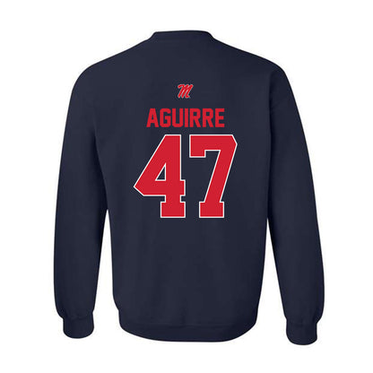 Ole Miss - NCAA Football : Anthony Aguirre - Crewneck Sweatshirt-1