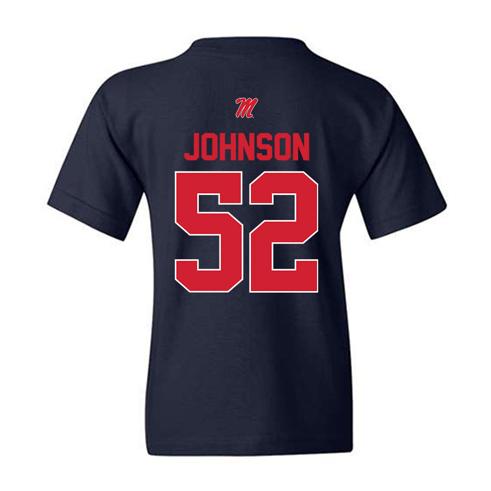 Ole Miss - NCAA Football : Cooper Johnson - Classic Shersey Youth T-Shirt-1