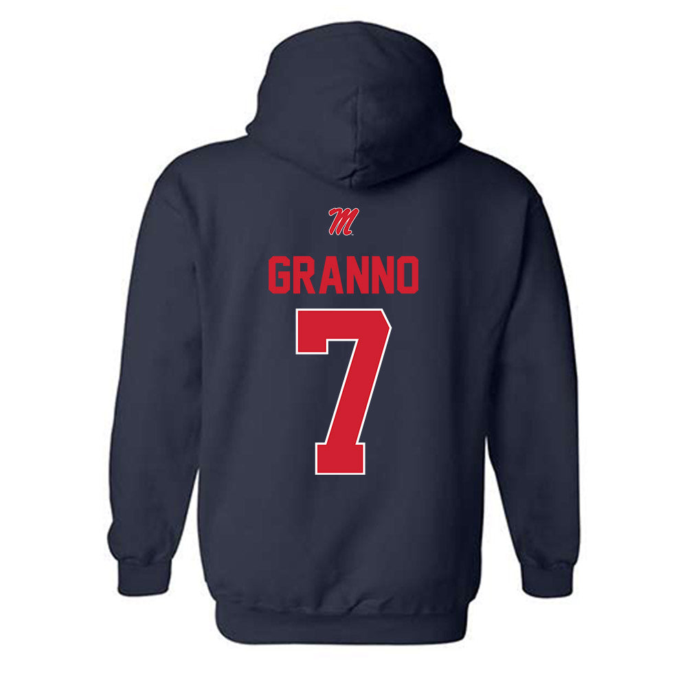 Ole Miss - NCAA Women's Soccer : sarah granno - Hooded Sweatshirt-1