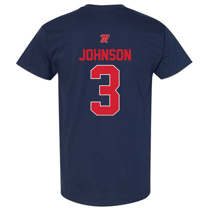 Ole Miss - NCAA Men's Basketball : Koren Johnson - Classic Shersey T-Shirt-1
