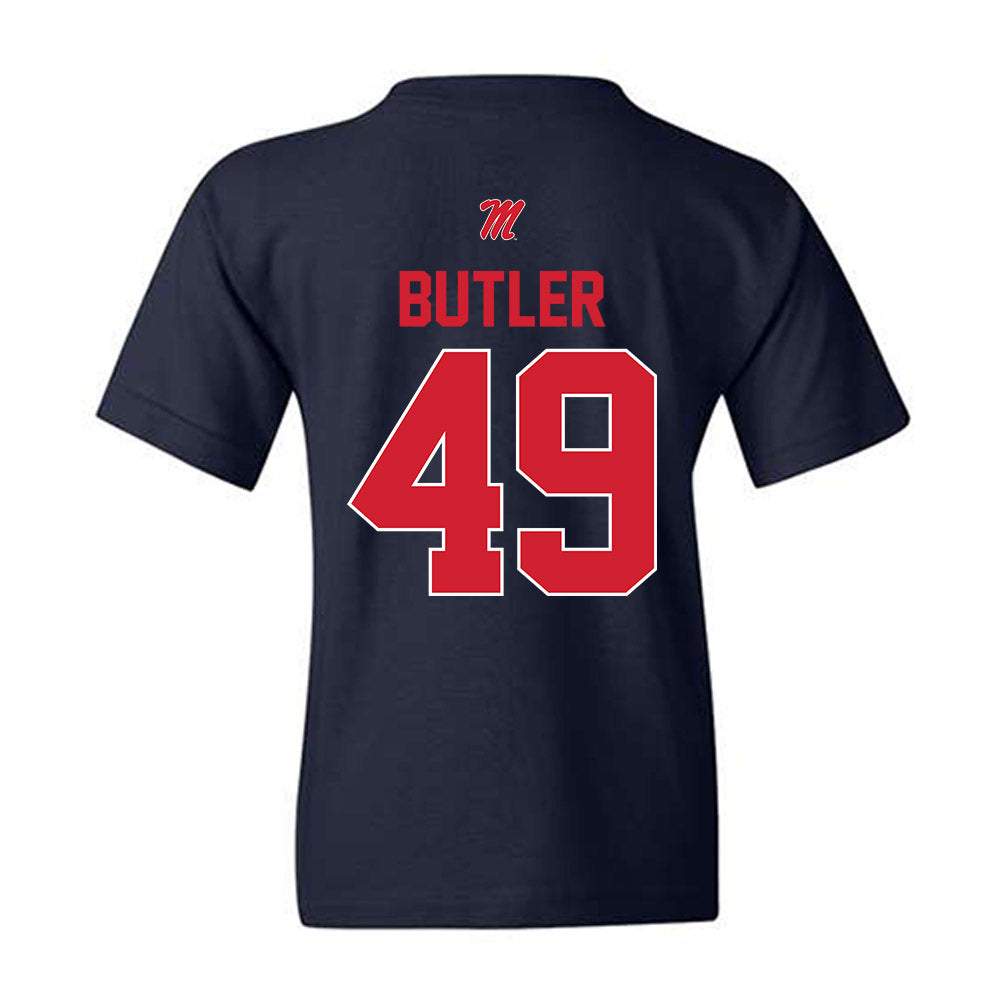 Ole Miss - NCAA Football : Tah'J Butler - Classic Shersey Youth T-Shirt-1