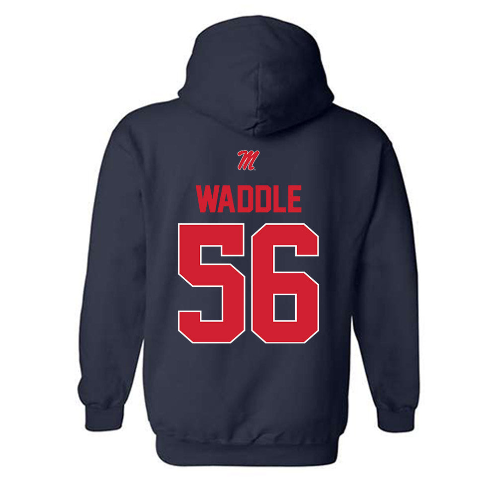 Ole Miss - NCAA Football : Mason Waddle - Hooded Sweatshirt-1