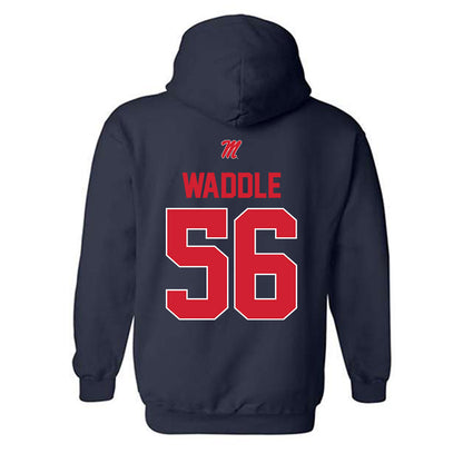 Ole Miss - NCAA Football : Mason Waddle - Hooded Sweatshirt-1