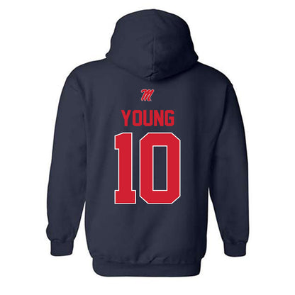 Ole Miss - NCAA Women's Basketball : J'Adore Young - Hooded Sweatshirt-1