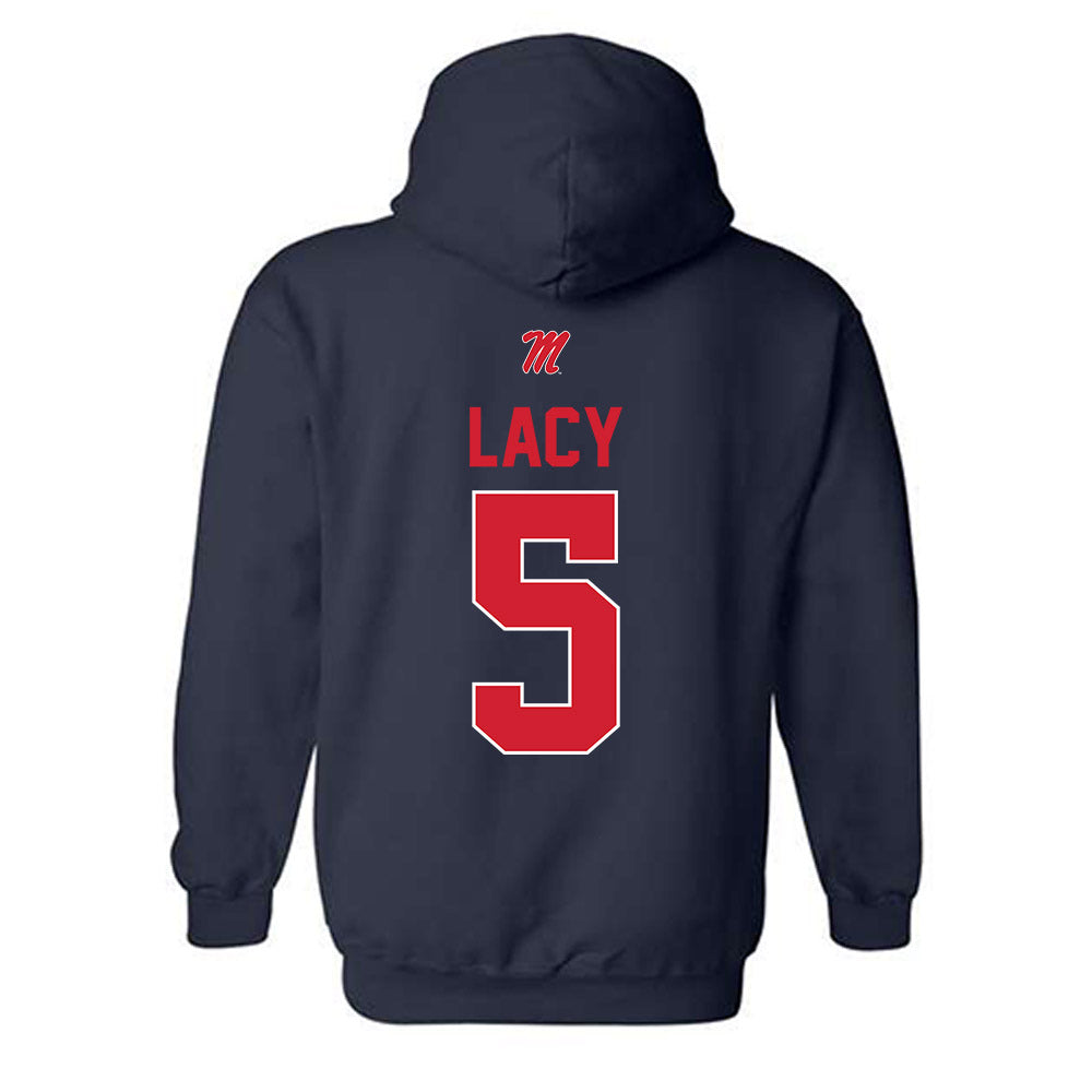 Ole Miss - NCAA Football : Kewan Lacy - Hooded Sweatshirt-1