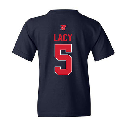 Ole Miss - NCAA Football : Kewan Lacy - Youth T-Shirt-1