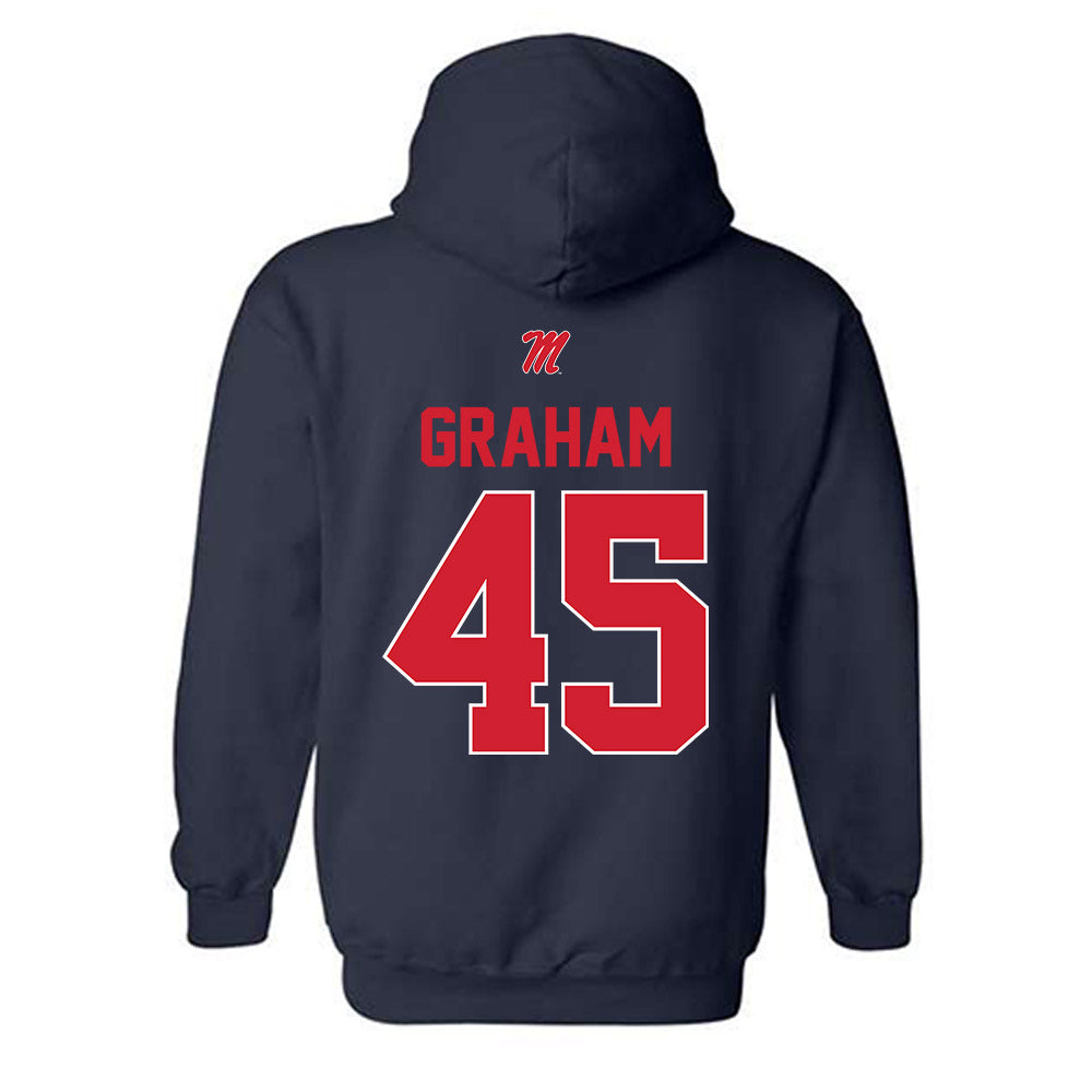 Ole Miss - NCAA Football : Talib Graham - Hooded Sweatshirt-1
