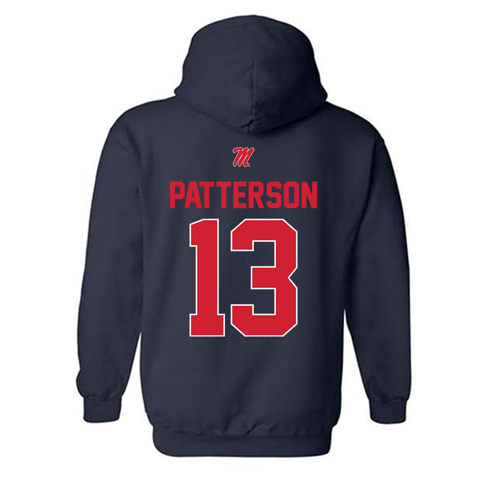 Ole Miss - NCAA Football : Jack Patterson - Classic Shersey Hooded Sweatshirt-1