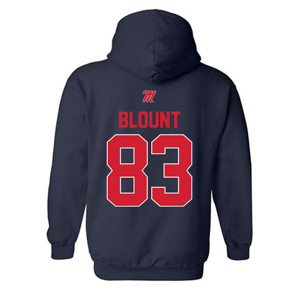 Ole Miss - NCAA Football : Levi Blount - Hooded Sweatshirt-1