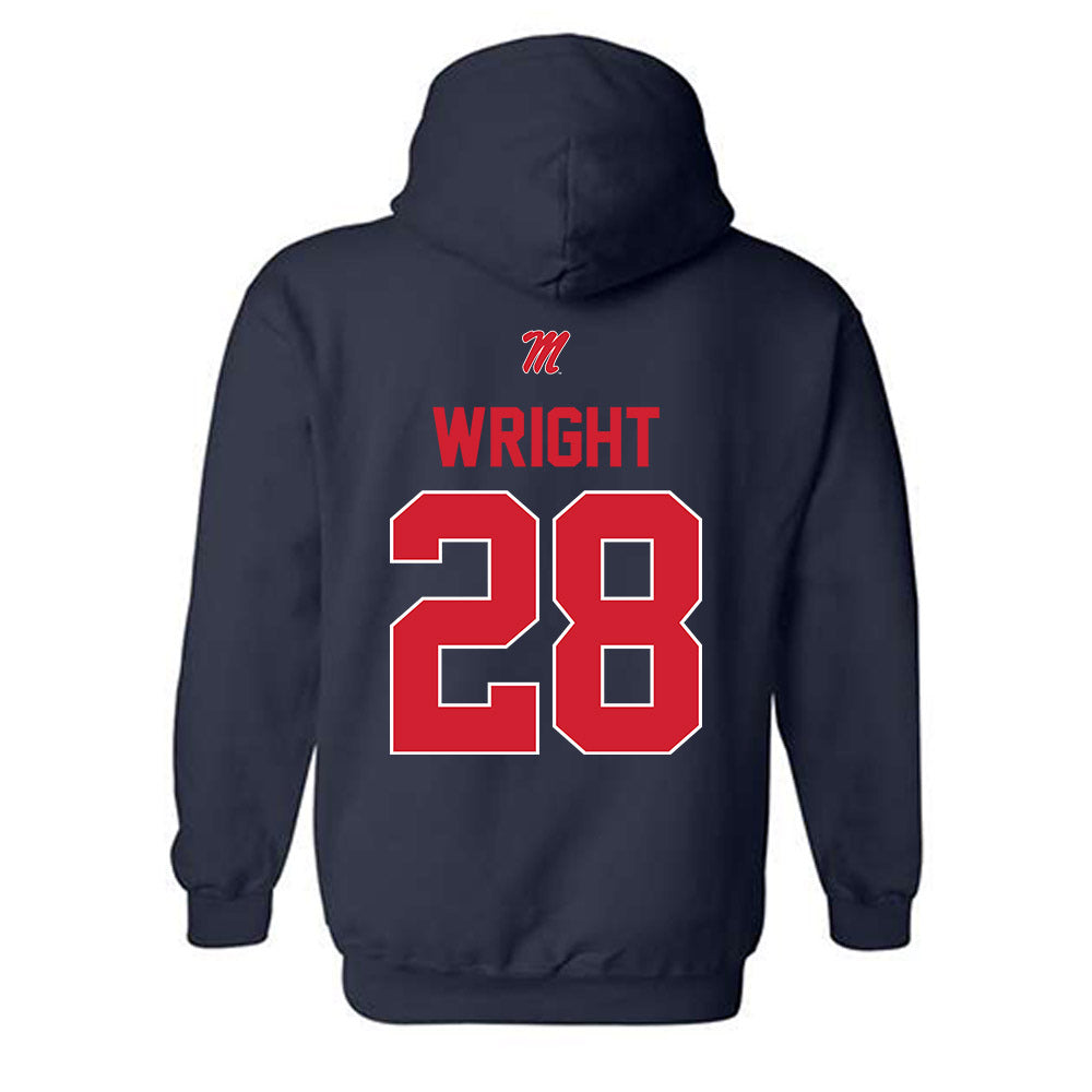 Ole Miss - NCAA Women's Soccer : Isabelle Wright - Classic Shersey Hooded Sweatshirt-1