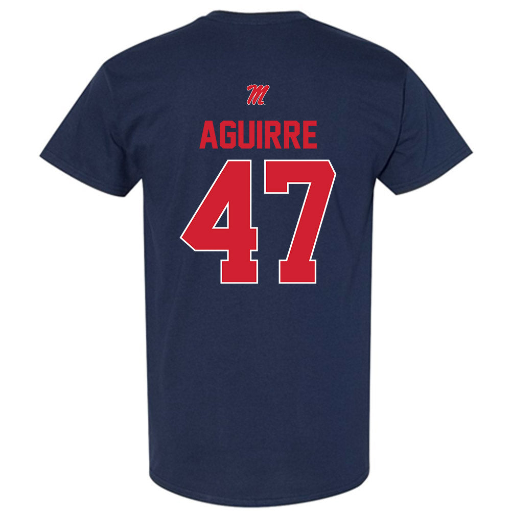 Ole Miss - NCAA Football : Anthony Aguirre - T-Shirt-1