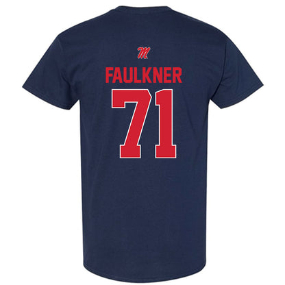 Ole Miss - NCAA Football : Emanuel Faulkner - Classic Shersey T-Shirt-1