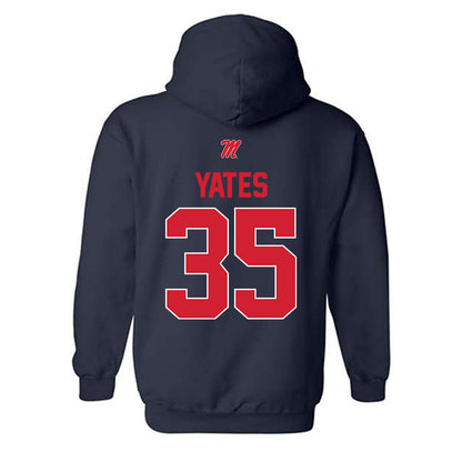 Ole Miss - NCAA Football : Damarius Yates - Classic Shersey Hooded Sweatshirt-1