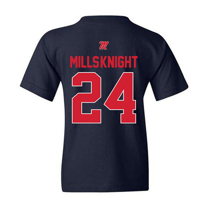 Ole Miss - NCAA Football : Shekai Mills-Knight - Youth T-Shirt-1