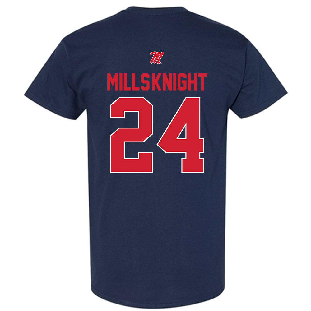 Ole Miss - NCAA Football : Shekai Mills-Knight - T-Shirt-1