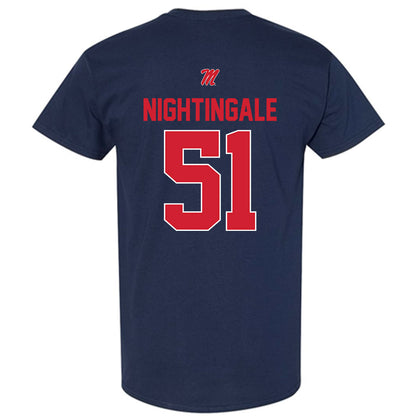Ole Miss - NCAA Football : Trey Nightingale - T-Shirt-1