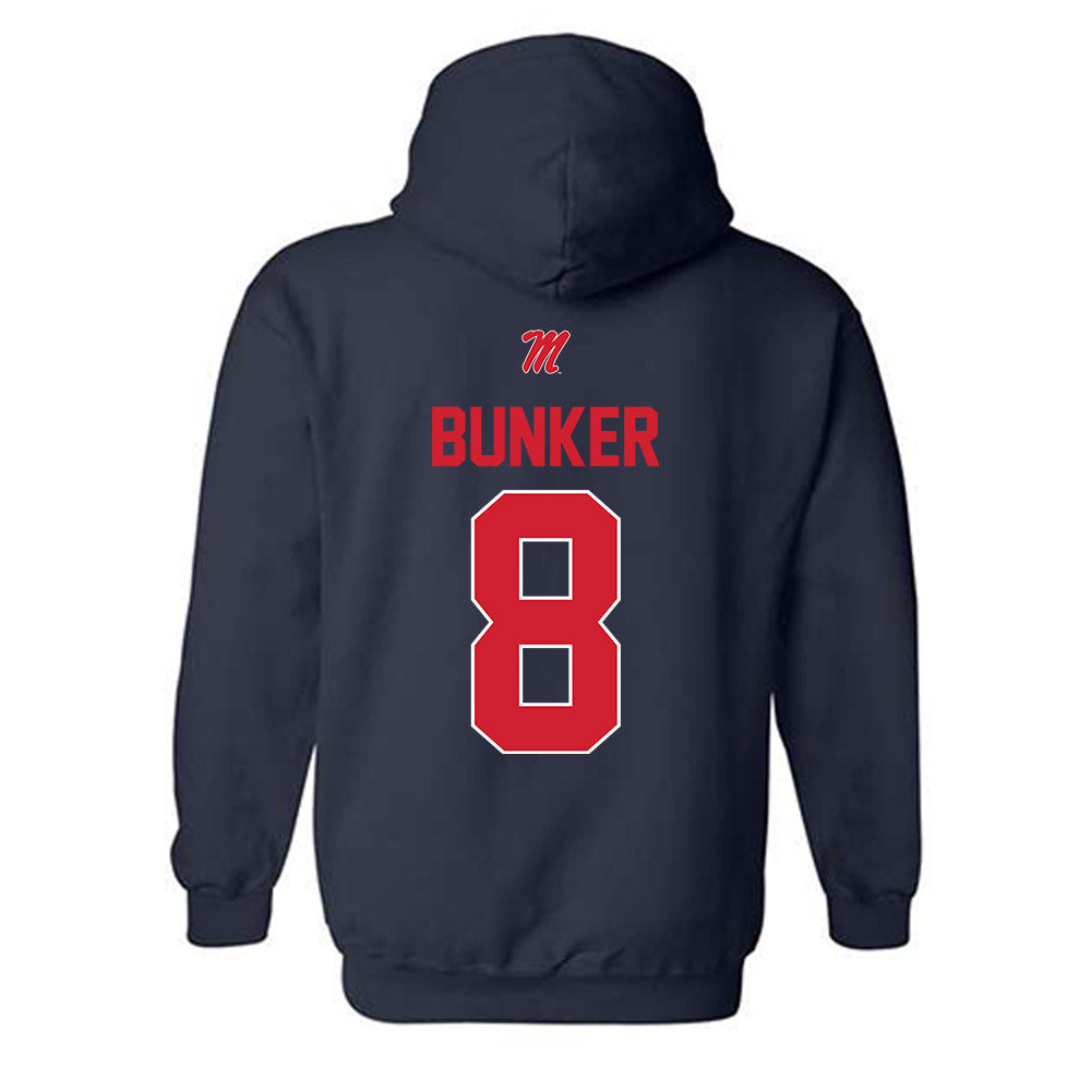 Ole Miss - NCAA Softball : Kennedy Bunker - Hooded Sweatshirt-1