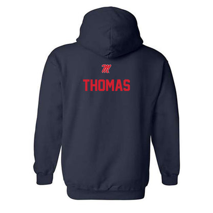 Ole Miss - NCAA Football : Case Thomas - Classic Shersey Hooded Sweatshirt-1