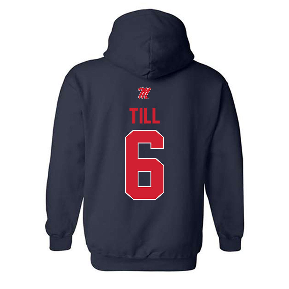 Ole Miss - NCAA Softball : Kaidance Till - Hooded Sweatshirt-1