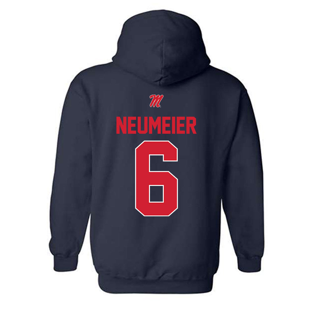 Ole Miss - NCAA Women's Soccer : Samantha Neumeier - Classic Shersey Hooded Sweatshirt-1